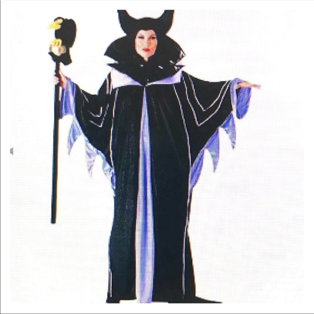 Disney Maleficent Costume W/ staff